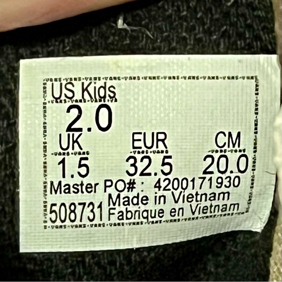 Vans Camo Print Low-Top Sneakers – US Kids Size 2 - Picture 7 of 7